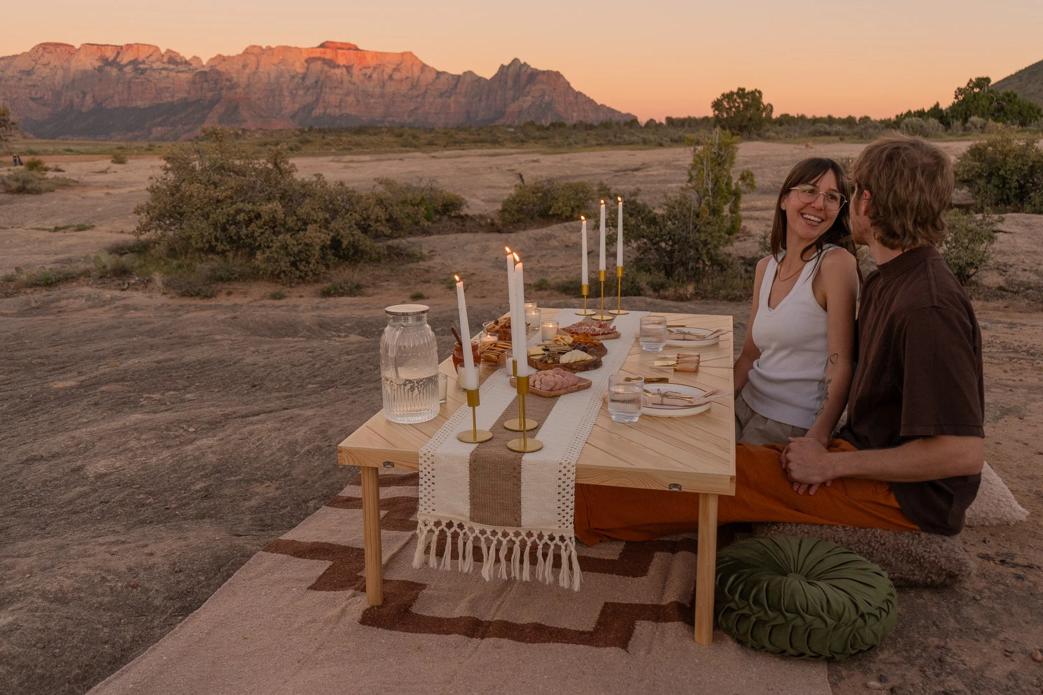 The Ultimate Evening in Zion National Park | Sunset Yoga, Candle